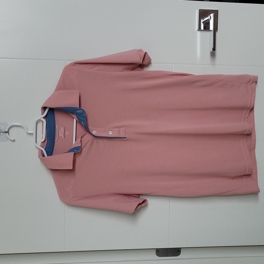 J. Crew pink performance polo - Small